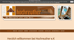 Desktop Screenshot of hochreuther-holz.de